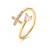 Clear ShinyCross Evil Eye Rings