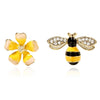 Crystal Rhinestone Bee Earings