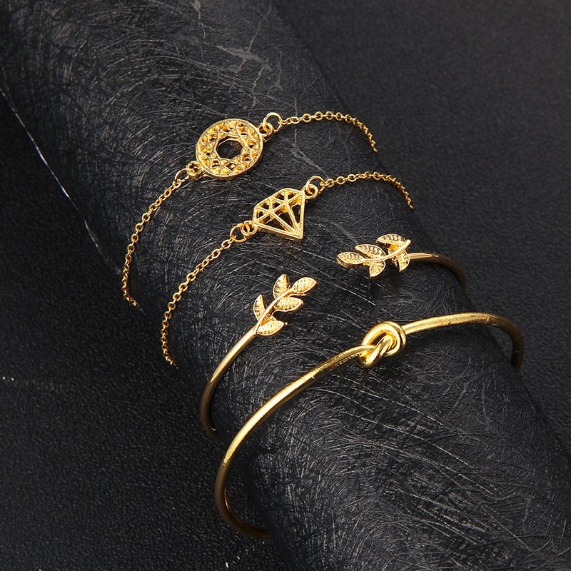 ToconaT Fashion Bohemia LeafBracelet