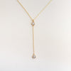 Fashion Simple Rhinestone Ball Pendant Necklace For Women