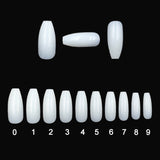 500 transparentnatural fake nails