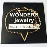 V BraceletsStainless Steel Chain