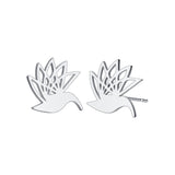 Little Bird Pigeon Stainless Steel Earrings