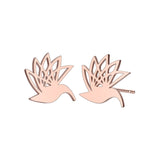 Little Bird Pigeon Stainless Steel Earrings