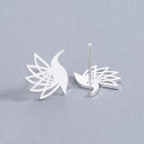 Little Bird Pigeon Stainless Steel Earrings