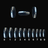 500 transparentnatural fake nails