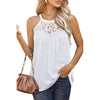 Loose Fit Summer Lace Halter Tops