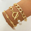 Creative Heart Pearl Multi-layer ChainBracelet
