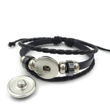 Sacred Geometry Sri Yantra Glass Buckle Charm Bracelets
