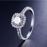 Wedding Rings for Women Silver Color