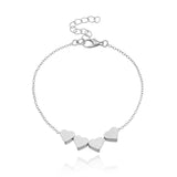 Thin Chain Heart Bracelet