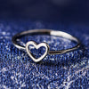 Hollow Heart Rings