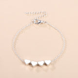 Thin Chain Heart Bracelet
