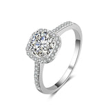 Wedding Rings for Women Silver Color