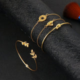 ToconaT Fashion Bohemia LeafBracelet