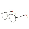 Fashion Men And Women Trend Metal Frame Polygonal Glasses