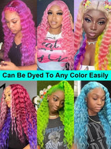 Honey Blonde Transparent Lace Deep Hair Wig