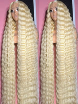 Honey Blonde Transparent Lace Deep Hair Wig