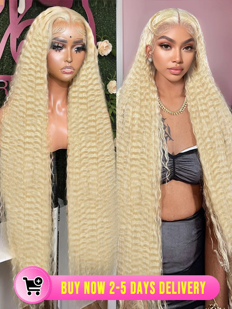 Honey Blonde Transparent Lace Deep Hair Wig