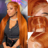Orange Ginger Lace Front Deep Hair Wig