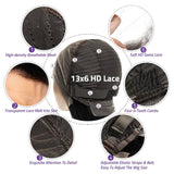 Deep Wave Lace Front Curly Hair Wigs