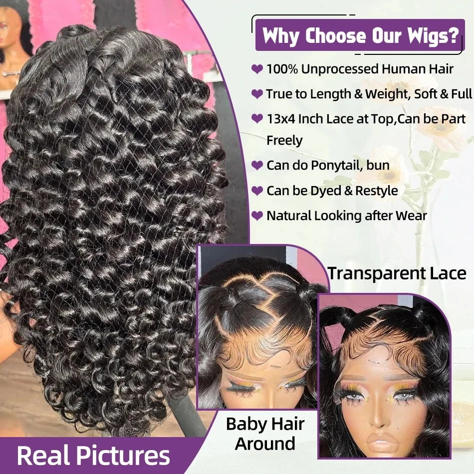 Loose Deep Wave Curly Hair Wigs