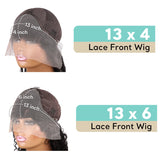 Deep Wave Ginger Orange Lace Front Deep Hair Wig