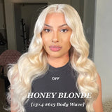 Honey Blonde Body Wave Deep Hair Wig