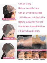 Water Wave Curly Lace Front Wigs