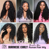 Hd Transparent Lace Front Deep Hair Wig