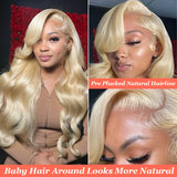 Honey Blonde Body Wave Deep Hair Wig