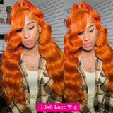 Ginger Hd Lace Front Deep Hair Wig