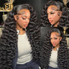 HD Lace Frontal Brazilian Loose Curly Hair Wigs