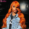 Hd Lace Frontal Orange Ginger Deep Hair Wig