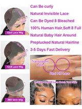 Hd Transparent Loose Deep Wave Lace Frontal Wig