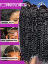 Hd Transparent Loose Deep Wave Lace Frontal Wig
