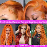 Ginger Hd Lace Front Deep Hair Wig