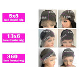 Deep Wave Lace Front Curly Hair Wigs