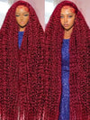Deep Wave Burgundy Lace Frontal Deep Hair Wig