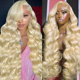 Honey Blonde Body Wave Deep Hair Wig