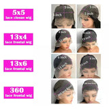Body Wave HD Lace Frontal Brazilian Curly Hair Wigs