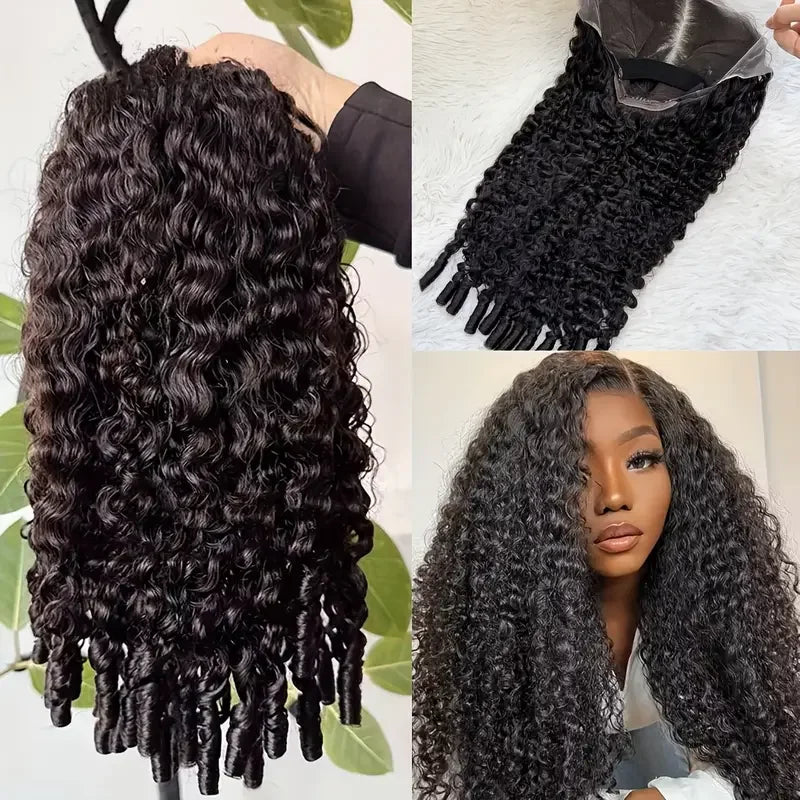 Hd Transparent Lace Front Deep Hair Wig