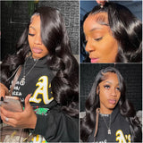 Body Wave HD Lace Frontal Brazilian Curly Hair Wigs