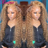 Deep Frontal Water Wave Curly Hair Wigs