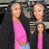 Deep Wave Lace Front Curly Hair Wigs