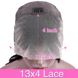 Body Wave HD Lace Frontal Brazilian Curly Hair Wigs