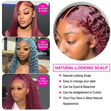 HD Transparent Lace Full Frontal Curly Hair Wigs