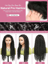 Brazilian Water Wave Curly Lace Front Deep Hair Wig