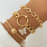Creative Heart Pearl Multi-layer ChainBracelet