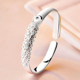 Peacock Fashion Silver Plated Bracelet